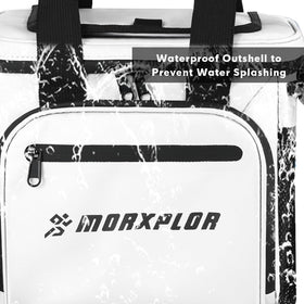 MORXPLOR top window enables quick access to snacks and drinks
