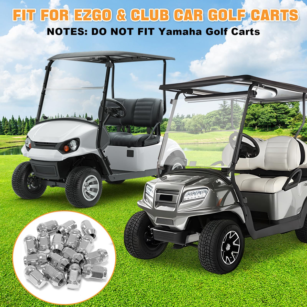 MOSNAI 1/2-20 thread size close-up ensures proper fit on EZGO and Club Car.