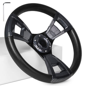 MOSNAI 13.7-inch golf cart steering wheel offering balanced control.