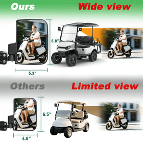 MOSNAI 180-degree adjustable folding mirror allows precise angles.