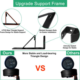 MOSNAI armrest offers easy installation with no drilling required.