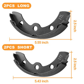  MOSNAI installation guide for Club Car brake shoes