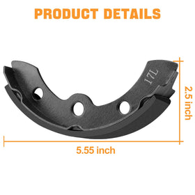 MOSNAI brake shoes kit for DS Carryall, includes four long shoes.