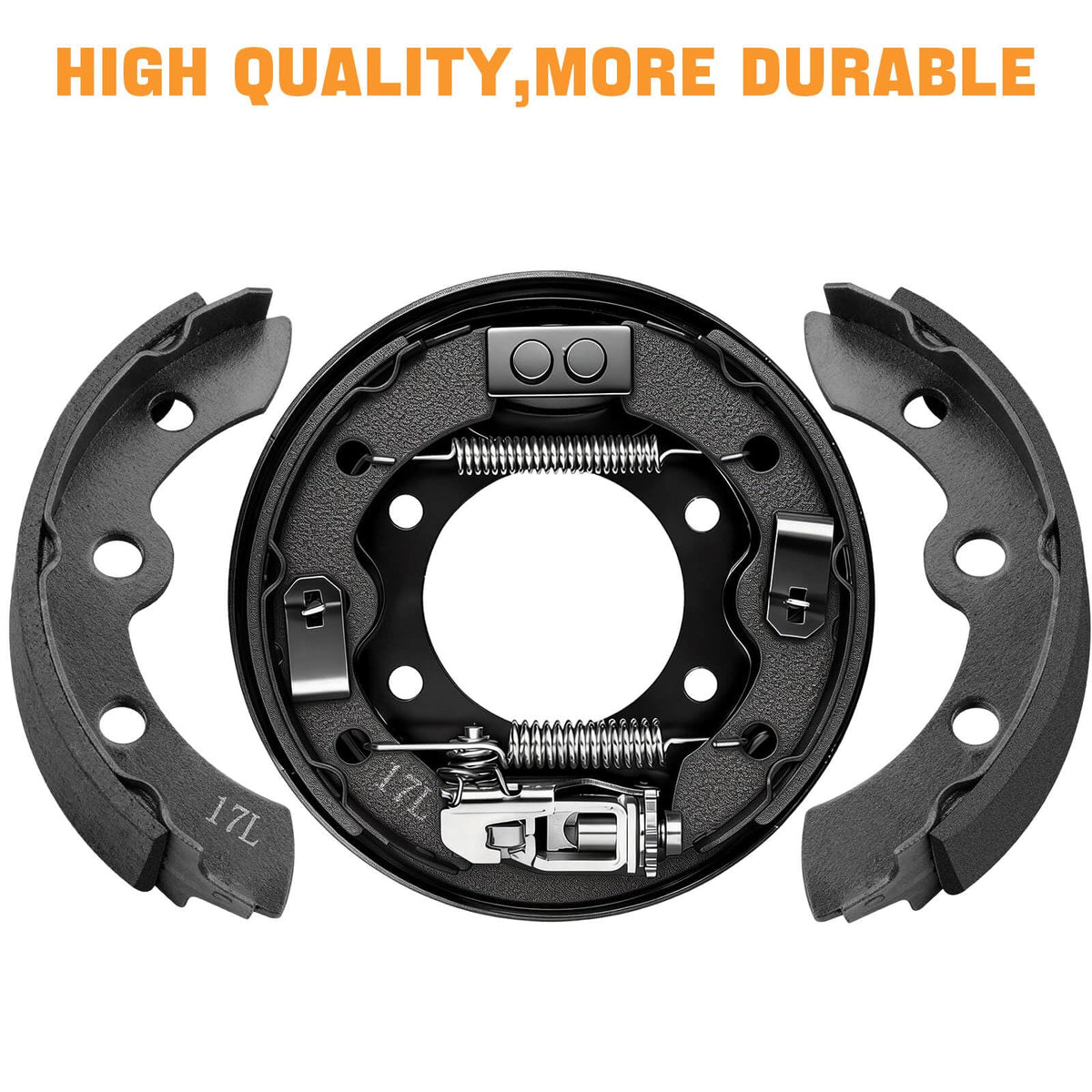 MOSNAI brake shoes kit for easy installation on Club Car DS rear brakes.