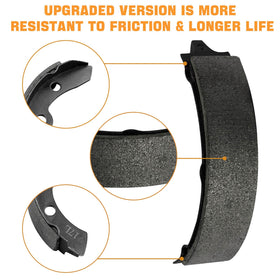 MOSNAI brake shoes replacement for Club Car DS, OEM part numbers included.
