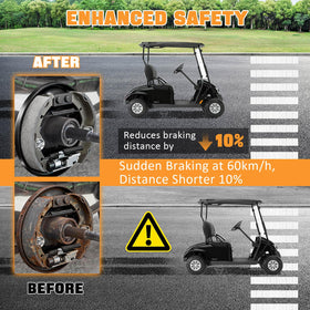 MOSNAI Workhorse 96+ brake shoes support steady deceleration.