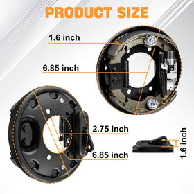 MOSNAI brake spring kit with upper and lower springs for secure setup.