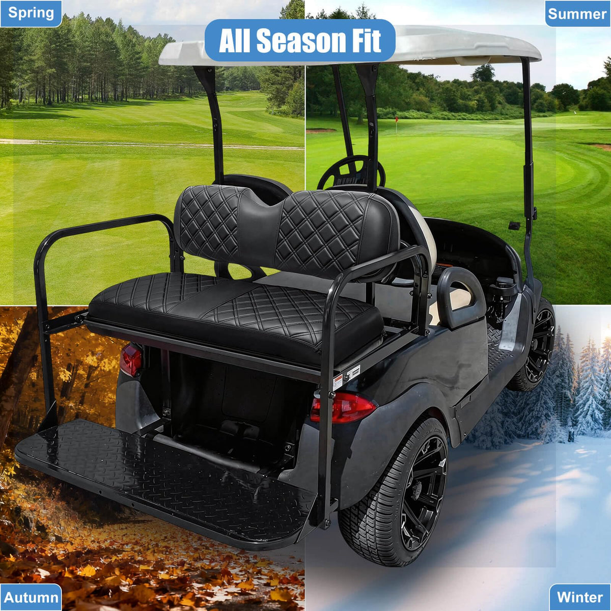 MOSNAI breathable PVC leather seat cover soft feel with wear resistance