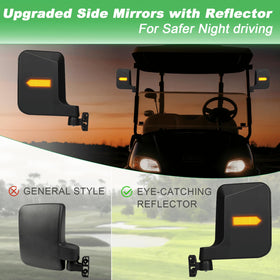 MOSNAI built-in reflector enhances night visibility for drivers.