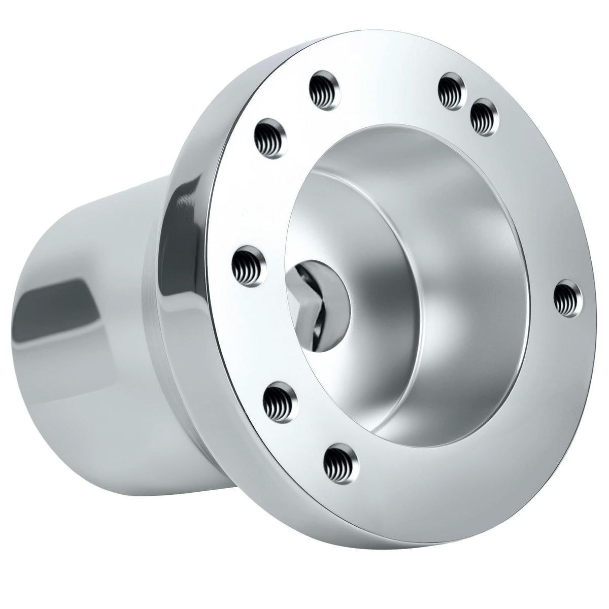 MOSNAI club car adapter hub with silver satin finish for durable steering upgrades