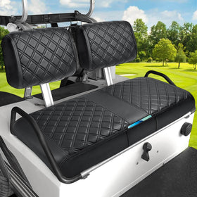 MOSNAI Club Car DS front seat cover with square stitching for enhanced comfort