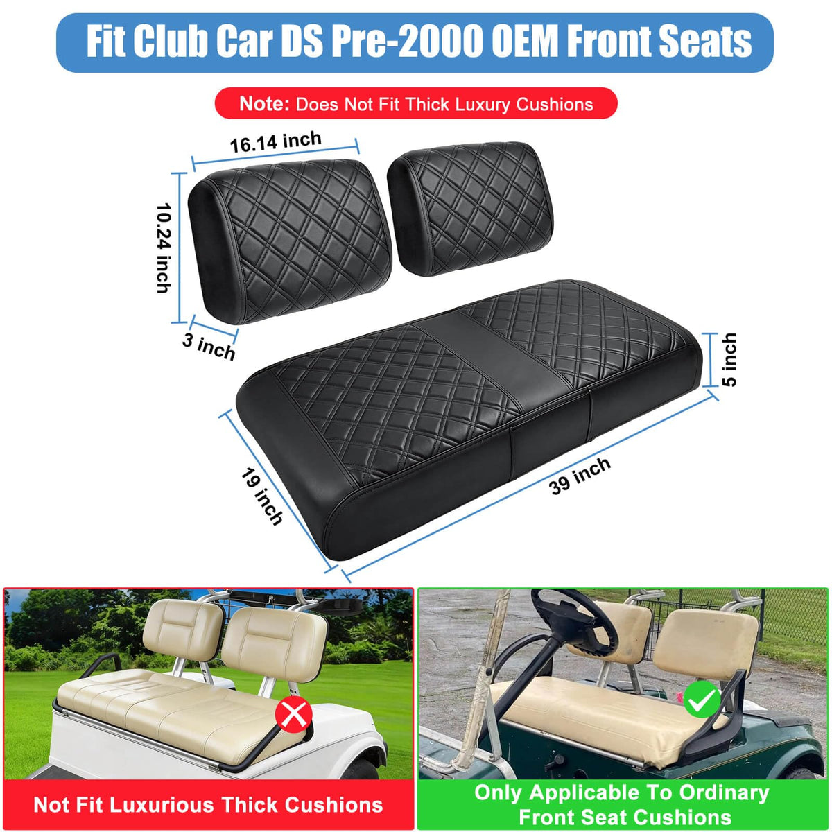MOSNAI front seat cover with built-in pocket for keys and phone