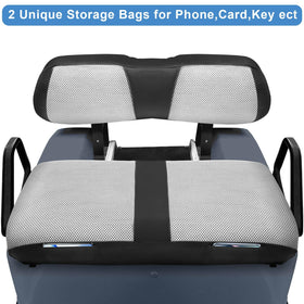 MOSNAI Club Car DS seat cover with breathable material supports comfortable rides.