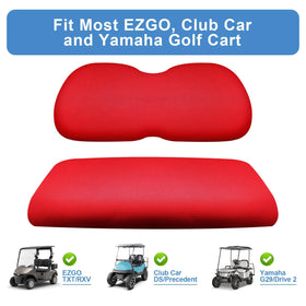 MOSNAI Club Car DS seat cover – side view, easy installation without tools.