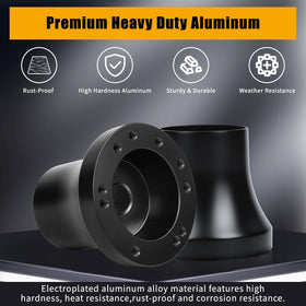 MOSNAI adapter supports 5-6 hole wheels on 1984+ Club Car DS models.