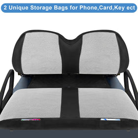 MOSNAI Club Car Precedent seat cover easy to install without tools.