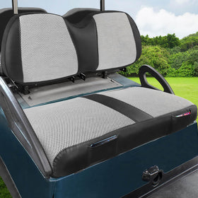 MOSNAI Club Car Precedent front backrest cover with breathable mesh and leather blend, protects seat.