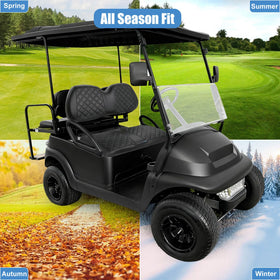 MOSNAI Club Car Precedent front seat cover kit includes front backrest and bench cover.