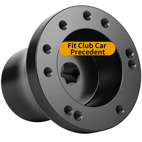MOSNAI Club Car steering wheel adapter hub on a cart for smoother steering and durability