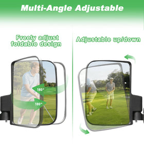 MOSNAI compatible with EZGO Club Car Yamaha carts with folding windshields.