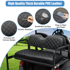 MOSNAI concave-convex design rear seat cover adding stylish depth