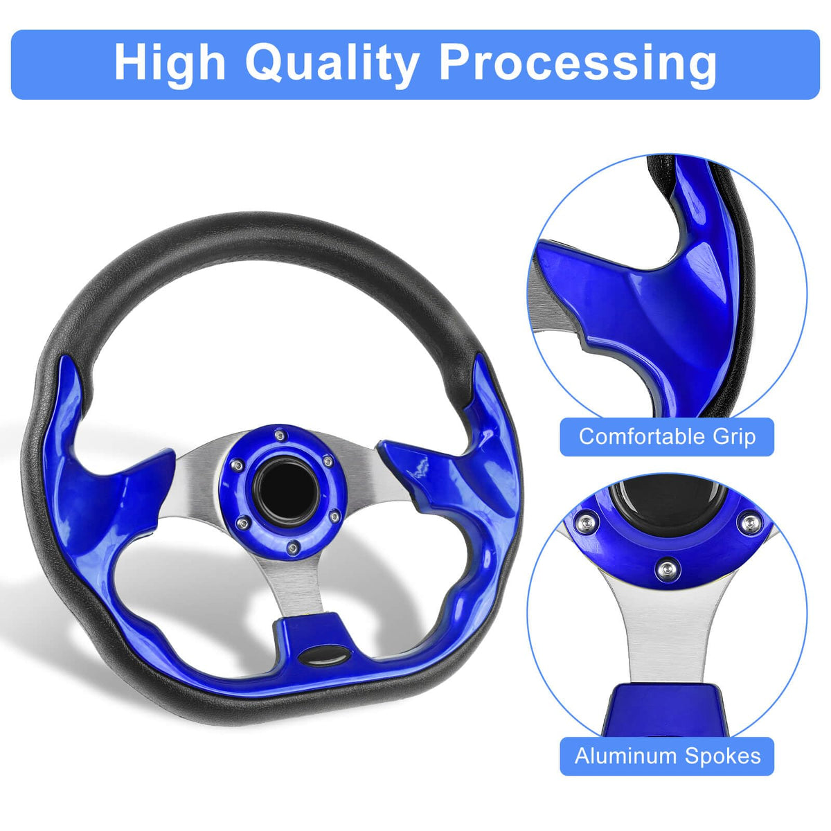 MOSNAI cool racing style wheel adds premium look and control.