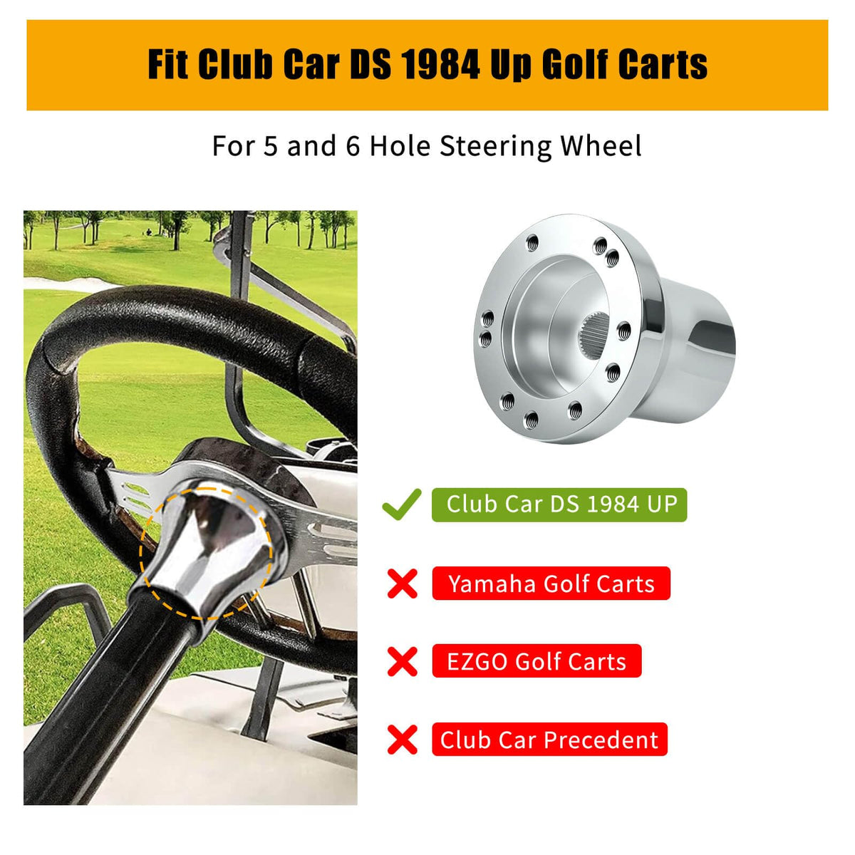 Durable aluminum MOSNAI hub demonstrating anti-corrosion properties for outdoor use