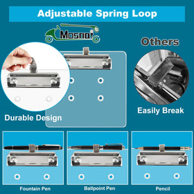 MOSNAI durable metal clip maintains paper grip without damage