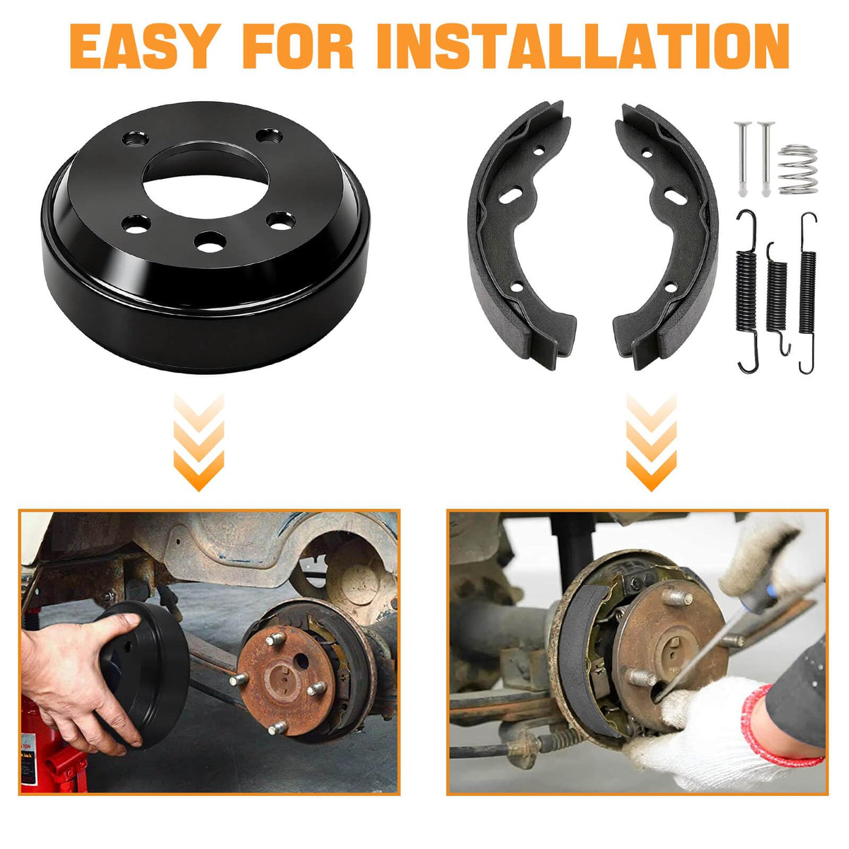 MOSNAI easy-install brake kit for Yamaha carts