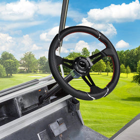 Adapter not included; use with compatible golf cart adapters.