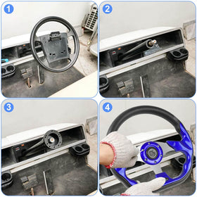 MOSNAI easy installation steering wheel simplifies upgrading your cart.
