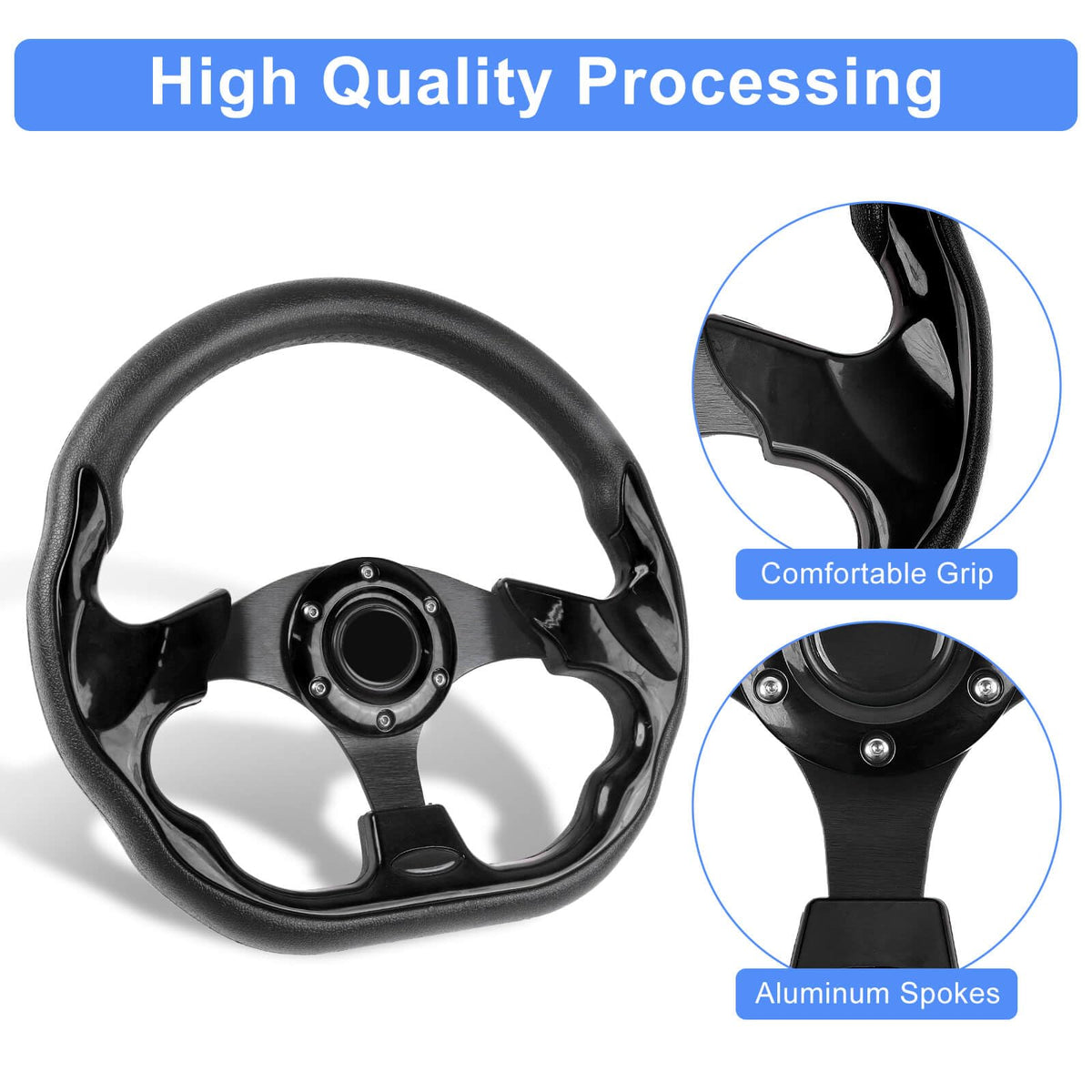 Ergonomic MOSNAI wheel for Yamaha G2–G29 with comfortable grip.