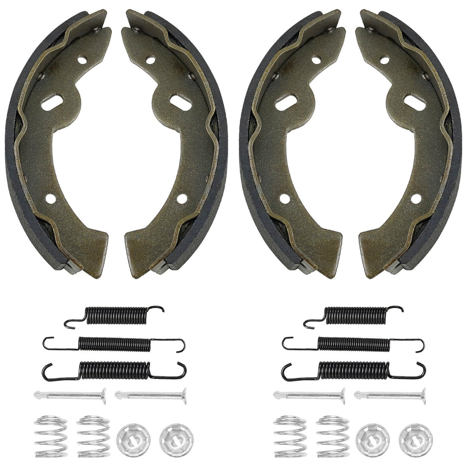 MOSNAI EZGO brake shoes kit front view for TXT and Medalist carts, reliable braking