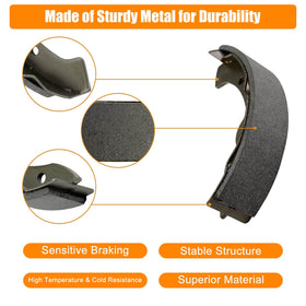 MOSNAI EZGO brake shoes kit model compatibility chart with TXT Medalist and Workhorse