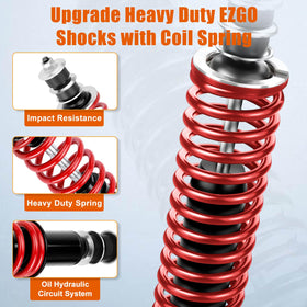 MOSNAI EZGO rear shock absorber enhances stability when carrying loads.
