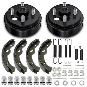 MOSNAI EZGO TXT brake drum assembly showing dual drums for consistent braking