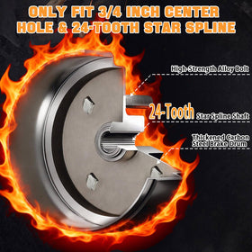 MOSNAI EZGO TXT brake shoes spring kit arranged for install