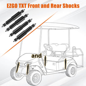 MOSNAI EZGO TXT heavy-duty shocks use durable materials
