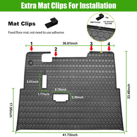 MOSNAI EZGO TXT floor mat waterproof and tough for daily wear.