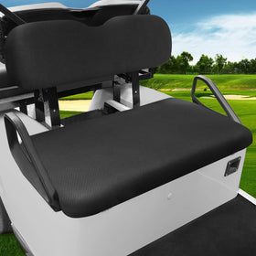 MOSNAI EZGO TXT front seat cover with breathable diamond mesh for cooler rides