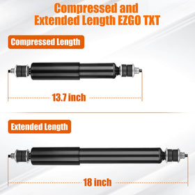 MOSNAI EZGO TXT full shock set provides complete replacement.