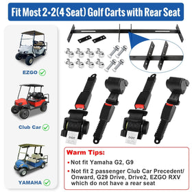 MOSNAI EZGO TXT-compatible belt installation for easy setup