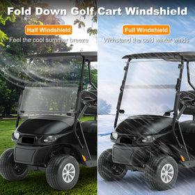 MOSNAI EZGO TXT windshield includes hardware for fast installation.