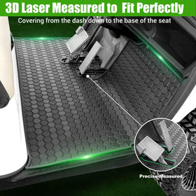 MOSNAI clip-install floor mat design secures without adhesive.