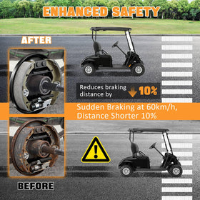 MOSNAI Yamaha G14/G16 right brake assembly provides smooth operation.