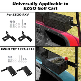 MOSNAI golf cart front basket fits EZGO TXT/RXV and Club Car DS/Precedent