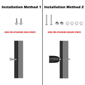 MOSNAI durability with stainless screws and electroplating for corrosion resistance