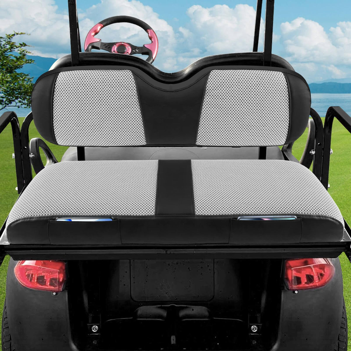 MOSNAI rear seat backrest cover adds comfort and protection.