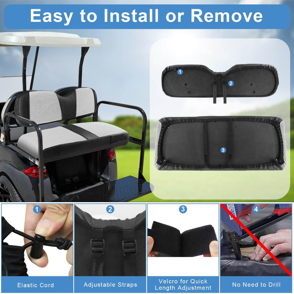 MOSNAI tool-free installation shown for quick fit.