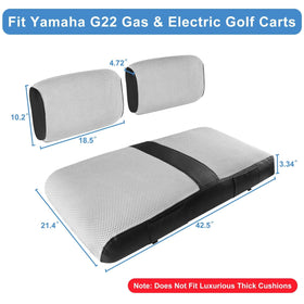 MOSNAI G22 front bench seat cover with pockets for essentials